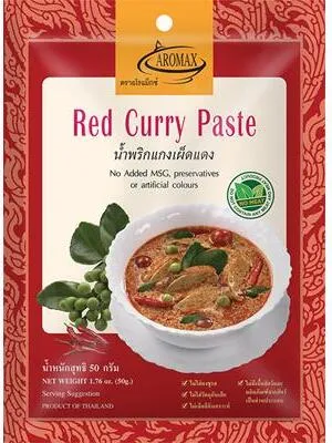 Produktbild von Curry Paste Aromax | Red Curry Paste | Authentisch, thailändisch | 50 g