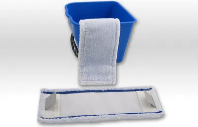 Produktbild von Axis Line Wischmop raue Fliesen / rutschfeste Beläge - spezial Microfaser Mop 50cm Tasche Lasche