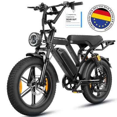 Produktbild von E-Bike Mountainbike Cityrad E-Fahrrad 20” x 4.0” Damen u. Herren Pedelec 720Wh Max.108KM Kettenschaltung, Heckmotor, 720 Wh, (mit Batterieladegerät