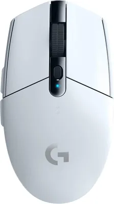 Produktbild von Logitech G G305, rechts, Optisch, RF Wireless, 12000 DPI, 1 ms, Weiß