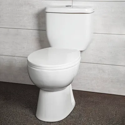 Zdjęcie produktu dla WC kompakt Tetra z wirowym systemem spłukiwania, deska wolnoopadająca, odpływ poziomy KERRA