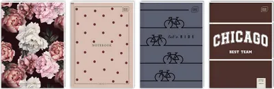 Produktbild von Interdruk Hardcover-Notizbuch A4 96 Blatt 70g/m² Mix 5902277170828