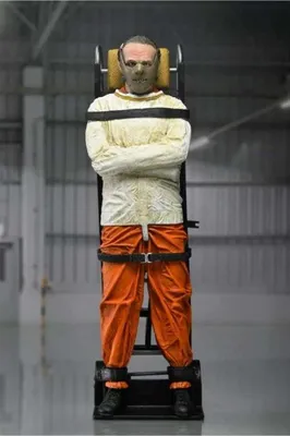 Obrázek produktu pro Neca The Silence of the Lambs Action Dr. Hannibal Lecter maskovaná figurka 18 cm Orange Orange One Size