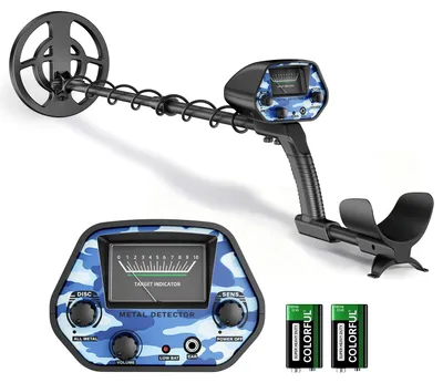 Productafbeelding van Professionele metaaldetector met waterdichte zoekspoel, verstelbaar van 78-108 cm