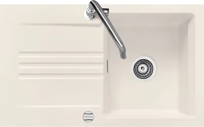 Produktbild von Auflagespüle KeraDomo KARA 85 in Jasmin mit Excenterbedienung