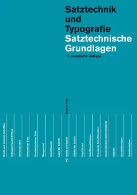 Produktbild von Satztechnische Grundlagen