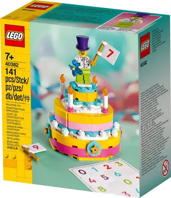 Obrázek produktu pro LEGO Iconic Birthday Set, Sada na stavění, 7 rok/roky, 141 kusů