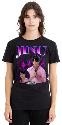 Produktbild von Kpop Demon Hunters Jinu Bootleg Damen T-Shirt, Schwarz, XXL