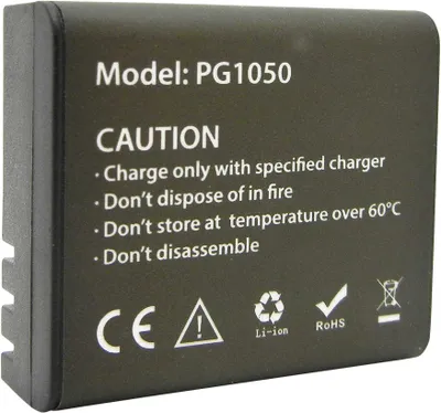 Immagine prodotto di Easypix PG1050 - Batteria - Li-Ion - 1050 mAh - per GoXtreme Discovery, Endurance 2.7K, Pioneer, Rallye, Rallye WiFi