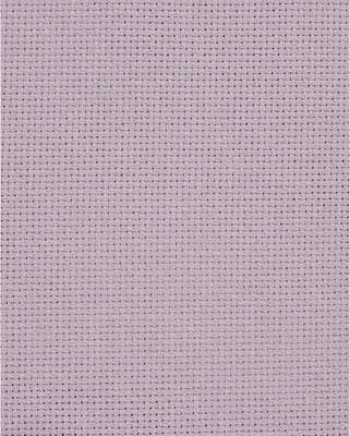 Immagine prodotto di Permin, tessuto pretagliato da 14 punti, tela Aida, colore 322 (viola tenue), ideale per ricamo a punto croce, dimensioni 43x50 cm