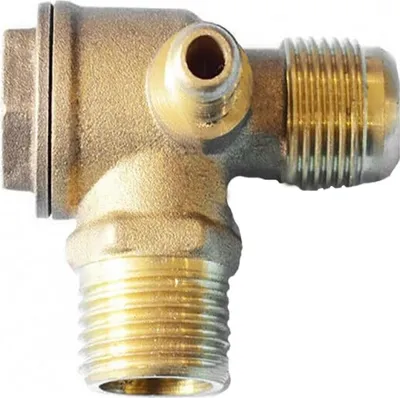 Obrázek produktu pro třícestný zpětný ventil pro přímý vzduchový kompresor (vnější závit, 3/8 x 14 mm x 0,3)