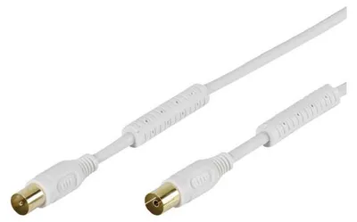 Zdjęcie produktu dla ViVanco™VVAN100FEDBGW, 10 m, Koncentryczny, Koncentryczny, Biały