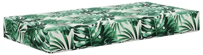 Image de Coussin de Siège d'Extérieur Feuilles Tropicales 80 x 40 x 8 cm