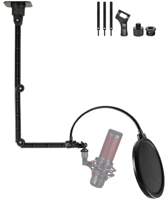 Image de Solidchoice - Support de microphone pour plafond et mur, compatible avec différents types de microphones