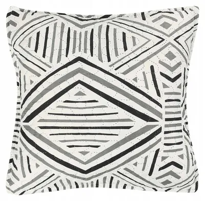 Image de Coussin décoratif Darymex, motif losanges, 40x40 cm