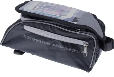 Image de Sacoche de vélo Sacoche de guidon avec support de téléphone portable Smartphone Protection contre la pluie Porte-cartes
