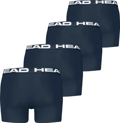 Produktbild von Head Herren Basic Boxer Pant Shorts Unterwäsche Unterhose 4 er Pack, Farbe:Navy, Bekleidungsgröße:XXL