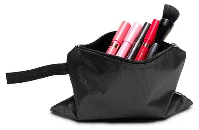 Produktbild von Kosmetiktasche Organizer – kleine Schminktasche für Lippenstift & Make-up, wasserabweisend, robust verarbeitet mit Reißverschluss, ideal als Taschenorganizer für Handtasche & Reisen, leicht zu reinigen & kompakt