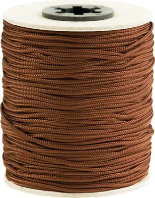 100m Schmuckschnur Polyesterschnur 1,5 mm kastanienbraun
