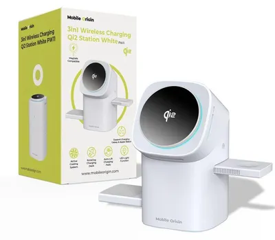 Immagine prodotto di Mobile Origin WCHS-PW11-WHT, per interni, USB, ricarica wireless, bianco