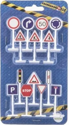 Image de TEDDIES Panneaux de signalisation 14pcs