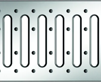 Produktbild von ACO Stegrost 10325 Stahl verzinkt 1m Sanierungsrost Ersatzrost Rinne Entwässerungsrinne