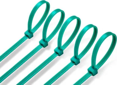 Produktbild von Kabelbinders Grün 200x3,6mm - 100 Stück für Garten und Kabelmanagement