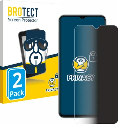 Produktbild von 2x BROTECT Sichtschutzfolie für Samsung Galaxy M23 Anti-Spy Privacy Sichtschutz Blickschutz Folie Blaulicht-Schutz