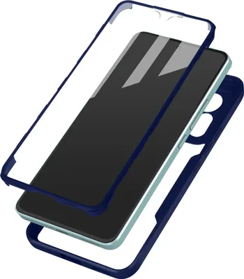 Obrázok produktu pre Avizar, puzdro 360° pre Xiaomi 12 Lite, odolné proti nárazom, s silikónovým rámom, modré