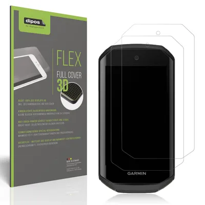 Immagine prodotto di 2x Pellicola protettiva opaca per Garmin Edge 1050 Protezione Antiurto Anti-Shock