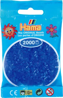 Produktbild von HAMA 501-36 Mini Perlen im Beutel - Neon-Blau