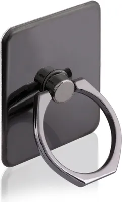 Produktbild von Metallring Halter für Smartphone & Tablet – Schwarz | Praktisch & Stilvoll KP15259
