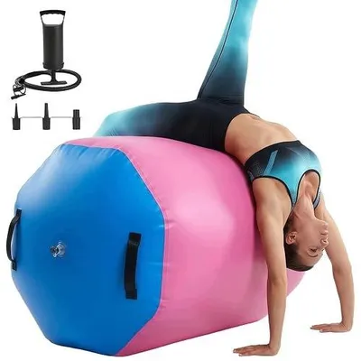 Zdjęcie produktu dla Rolka gimnastyczna nadmuchiwana do jogi fitness dla dzieci dorosłych 3 rozm
