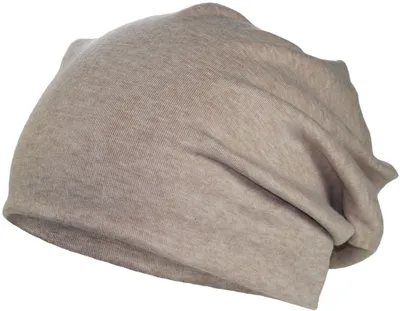 Produktbild von Leichte Beanie Mütze in 15 Farben, Einheitsgröße (56-61 cm), Länge 30 cm, 2-lagig, dehnbar