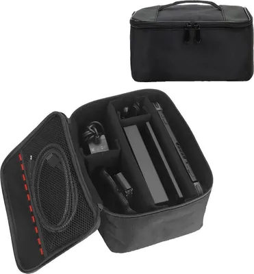 Immagine prodotto di Per Nintendo Switch 2 Borsa di stoccaggio antiurto nera