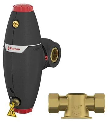 Immagine prodotto di FLAMCO 11063 XStream Vent-Clean 1 1/4F Separatore d'aria e di impurità