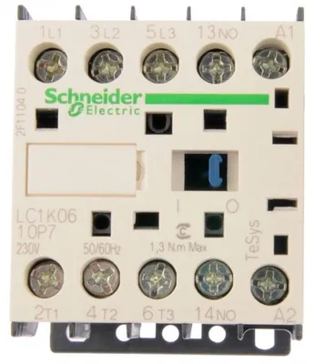Immagine prodotto di Contattore Schneider Electric 6A 230V 50/60HZ LC1K0610P7