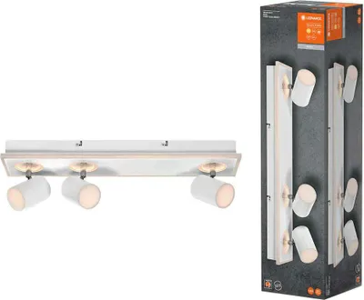 Image de Ledvance LED Plafonnier Applique murale Decor 3 Spot Mars blanc 41W 4440lm blanc chaud 3000K orientable