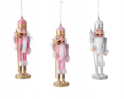 Imagen del producto de Adorno navideño para el árbol en forma de nuez, 17 cm
