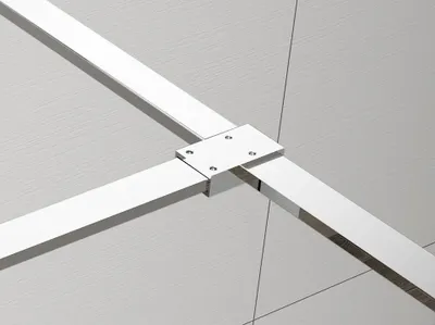 Produktbild von Polysan ESCA T-  Eckstütze-Verbindungsstück, Chrom