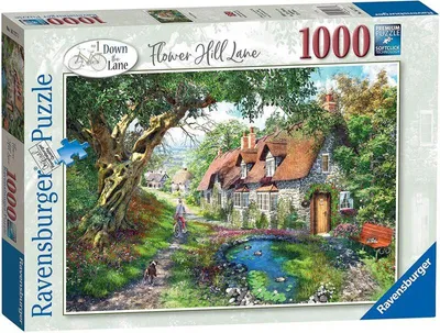 Obrázek produktu pro Ravensburger - Puzzle 1000 Flower Hill Lane