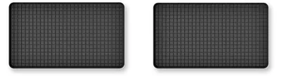 Zdjęcie produktu dla Dywaniki gumowe tylne do Volkswagen Routan 2008-2016 (minivan) – 2 szt., czarne, dobierane – Wielganizator Semi-Universal