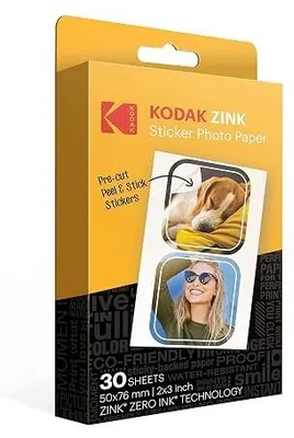 Zdjęcie produktu dla Papier fotograficzny kodak biały błyszczący zestaw 20 arkuszy