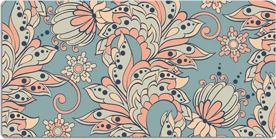 Produktbild von Schreibtischmatte Tischunterlage 90x45 cm Mauspad - Märchenblumen
