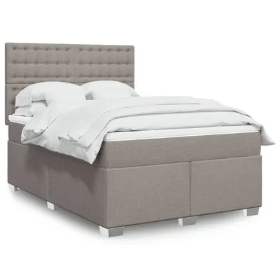 Produktbild von Maison Exclusive - Boxspringbett mit Matratze Taupe 140x200 cm Stoff