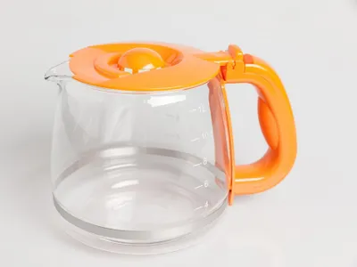 Produktbild von Russel Hobbs Kaffeekanne, Glaskanne, Ersatzkanne 168370/GRH, Orange für Kaffeemaschine 14683-56 - 24001013006