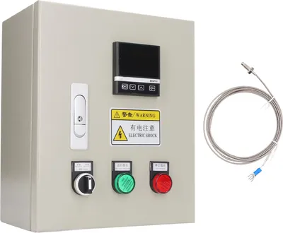 Produktbild von 3-Phasen-PID-Temperaturregler mit Thermoelement-Temperaturregler, 380 V AC, 32 A, 15 kW