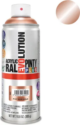 Image de Peinture Aérosol Rose Gold Finition Métallique Décorative - Pinty Plus