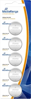 Immagine prodotto di MediaRange Batteria a bottone al litio/CR2450 3V 5pz.