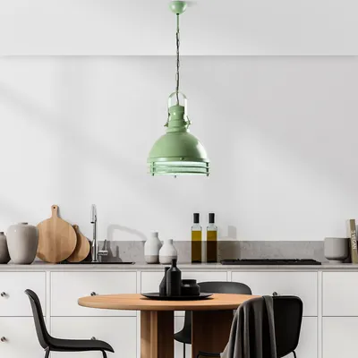 Immagine prodotto di Opviq, Saglam 3762 - Menta, lampadario, menta, corpo in metallo, 30 x 30 x 90 cm